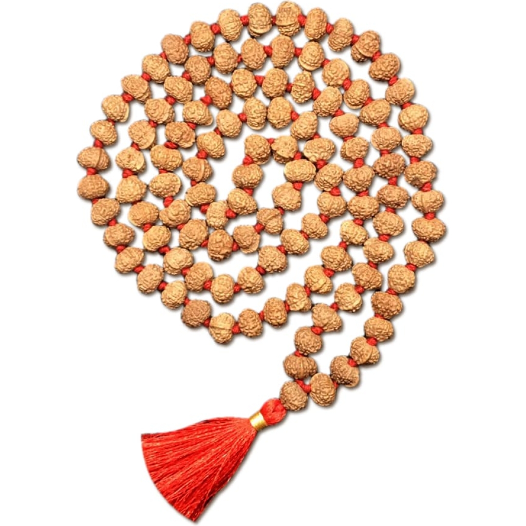 Ganesh Rudraksha Mala Indonesian 108 Beads (10mm-11mm)